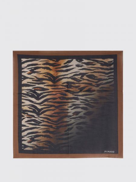 Pinko Logo Cotton Foulard