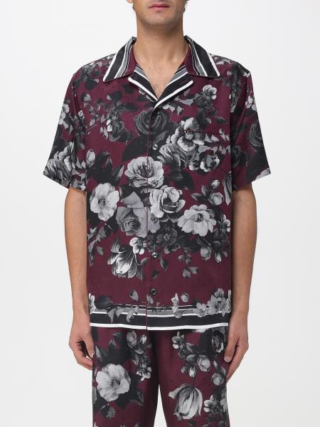 Freizeit-Seidenhemd mit Blumenprint Dolce & Gabbana
