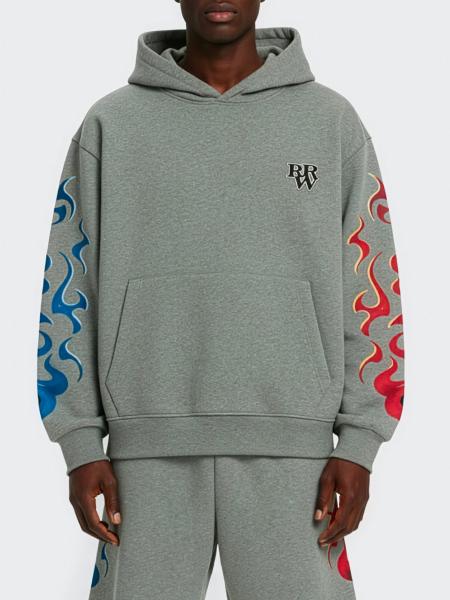 Sweat à capuche en coton avec maxi logo Barrow