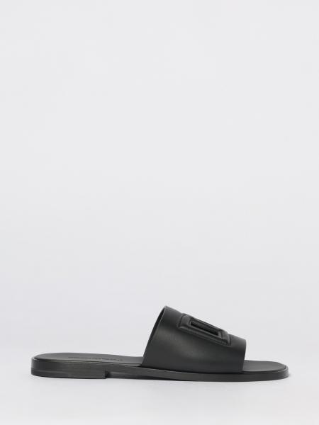 Dolce & Gabbana Leather Slippers