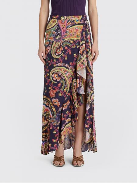 Etro Paisley Viscose Skirt