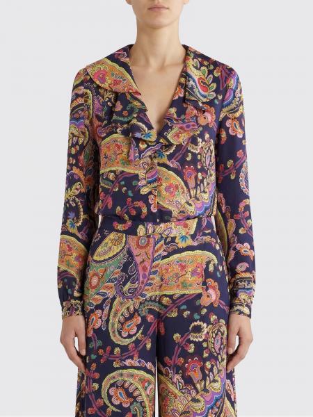 Viscose Shirt Etro with Paisley Print