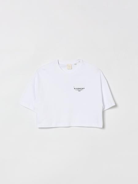 Cotton Crop T-Shirt with Givenchy Logo