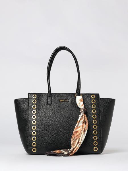 Tasche aus genarbtem Kunstleder mit Foulard Just Cavalli