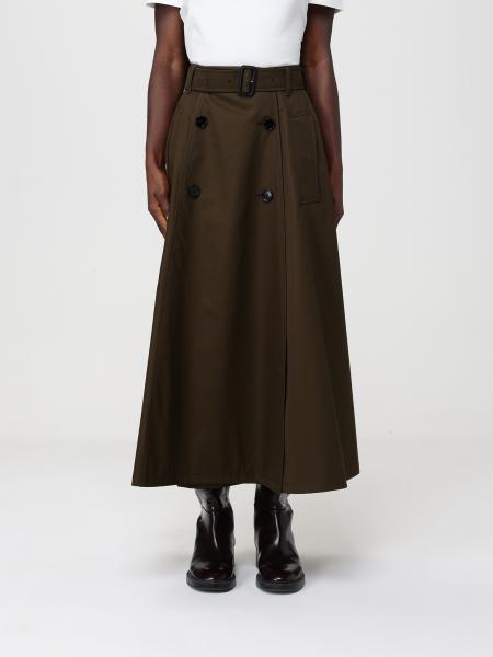 Burberry 棉质中长半身裙