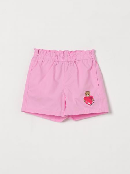 Pantalones cortos de jogging Moschino de algodón con logo