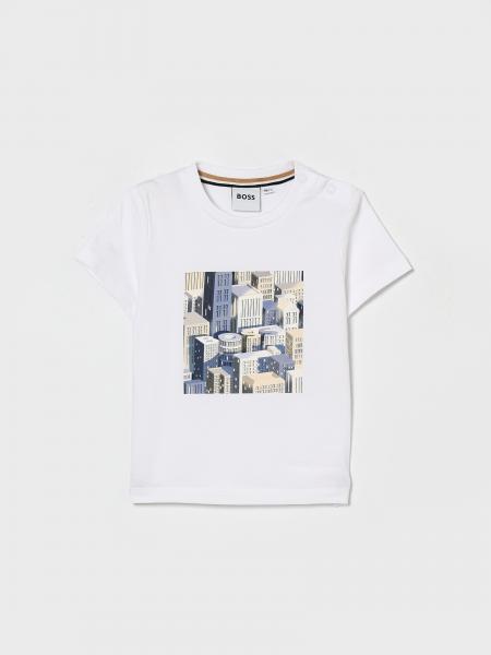 Cotton Crew Neck T-Shirt Boss