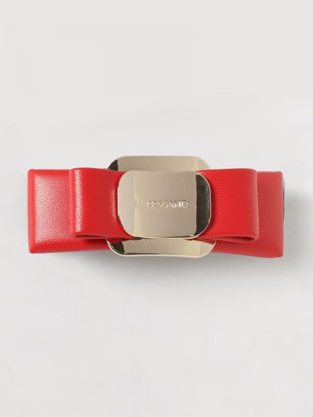 New Vara Calfskin Hair Clip Ferragamo