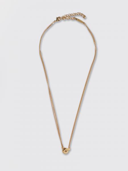 Torchon Brass Necklace Ferragamo