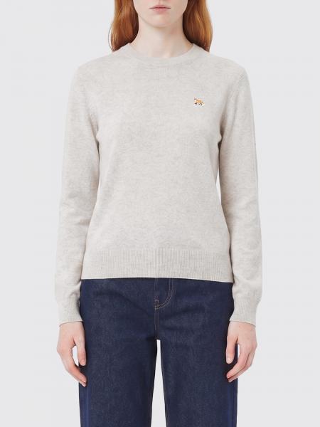 Maison Kitsuné Merino Wool Crew-Neck Pullover