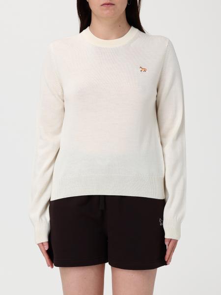Maison Kitsuné Merino Wool Crew-Neck Pullover