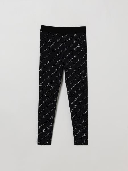 Jersey-Leggings mit Logo Stella McCartney Kids