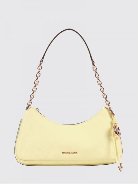 Pochette Nolita mediana de piel martillada con cadena Michael Kors