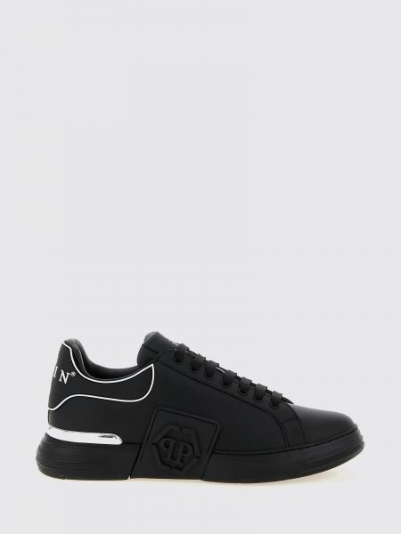 Phantom Kick$ Leather Sneakers Philipp Plein