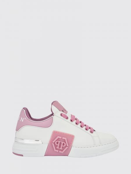 Phantom Kick$ Philipp Plein Leather Sneakers