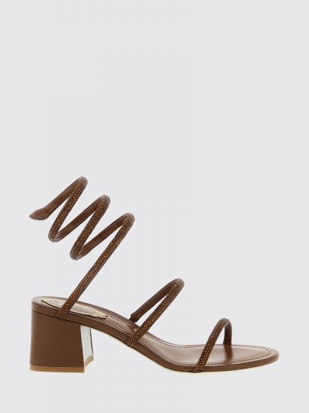 Sandales Cleo en nappa avec cristaux Rene Caovilla