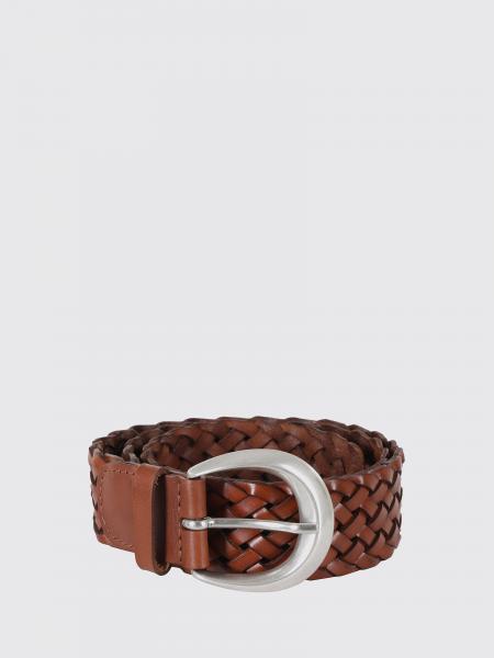 Braided Leather Belt Orciani