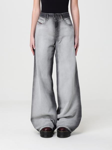Diesel D-Sire Wide-Leg Denim Jeans