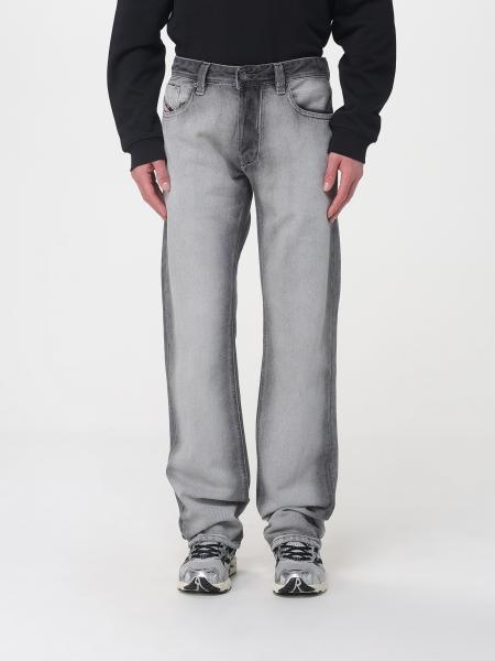 D-Macro Cotton Denim Jeans Diesel