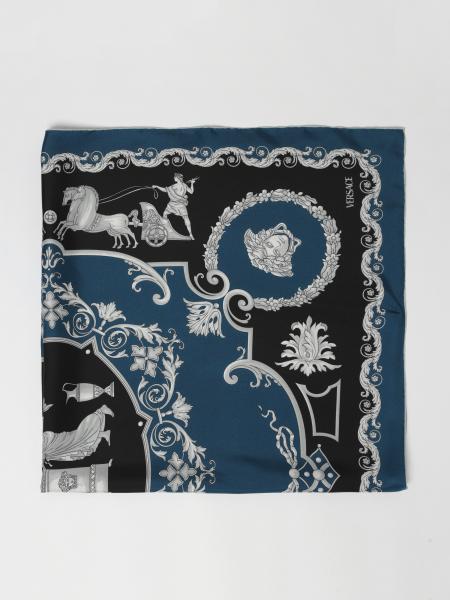 Versace Baroque Print Silk Foulard