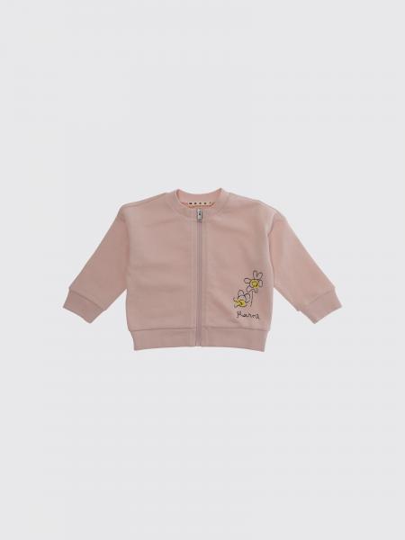 Baumwoll-Kapuzenpullover mit Reißverschluss Marni