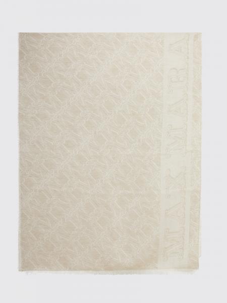 Wool And Silk Scarf With Monogram Max Mara