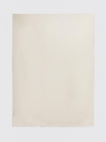 Wool And Silk Scarf With Monogram Max Mara