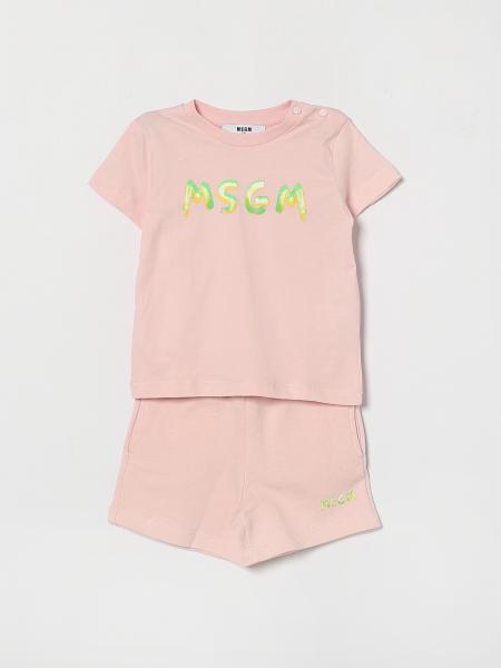 MSGM Kids Cotton Set with Logo