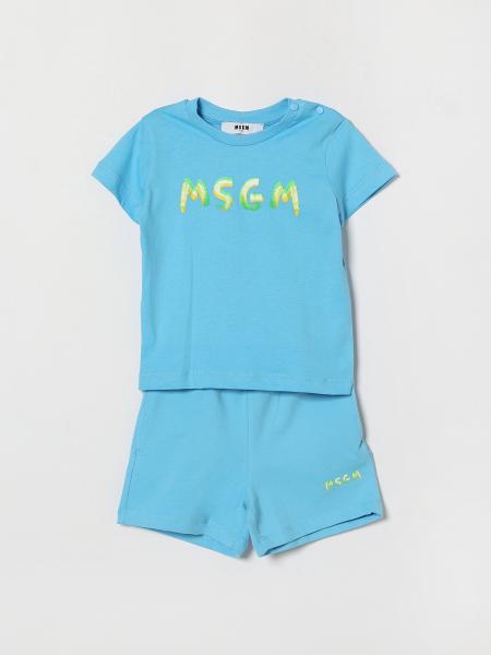 MSGM Kids Cotton Set with Logo