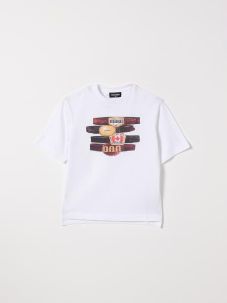 Футболка Dsquared2 из хлопка с принтом