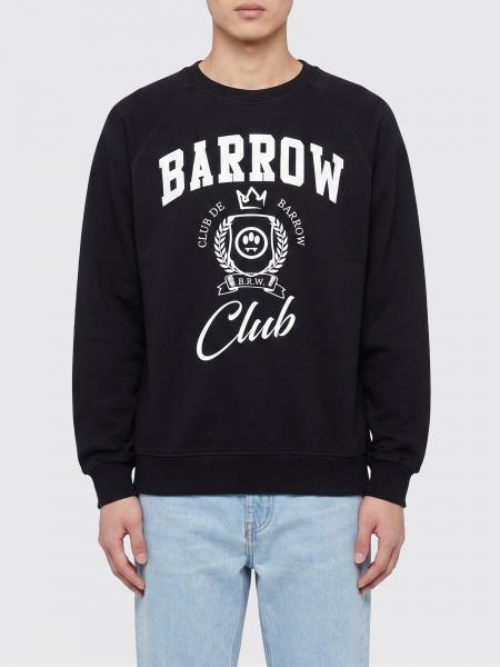 Barrow Cotton Crewneck Sweatshirt with Logo