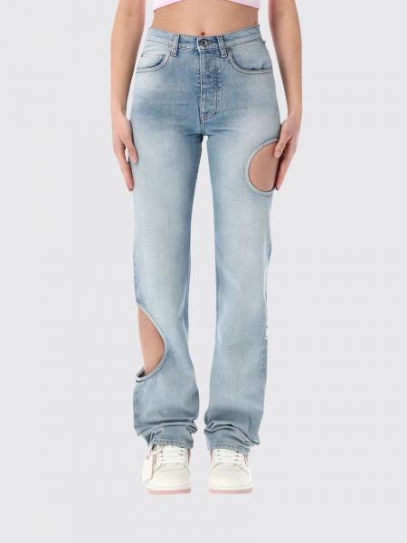Vaqueros Meteor Off-White de denim cut-out