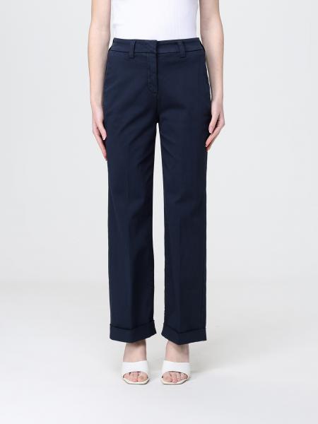 Stretch Cotton Straight Pants Peuterey