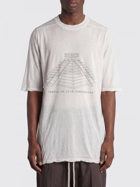 Printed Cotton T-Shirt Rick Owens