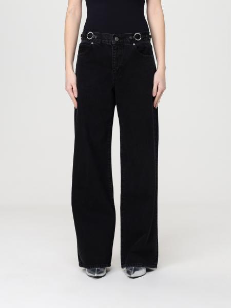 Wide-Leg Cotton Denim Jeans Frame
