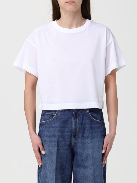 Crop-T-Shirt aus Baumwolle MM Max Mara