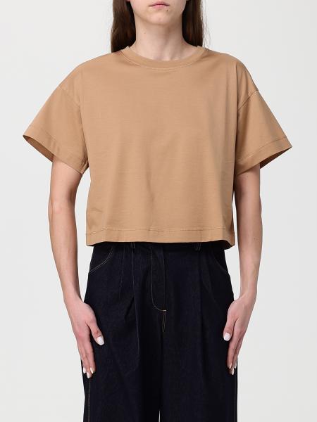 Crop-T-Shirt aus Baumwolle MM Max Mara