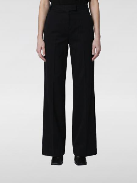 Wide Leg Stretch Cotton Trousers Thelatest