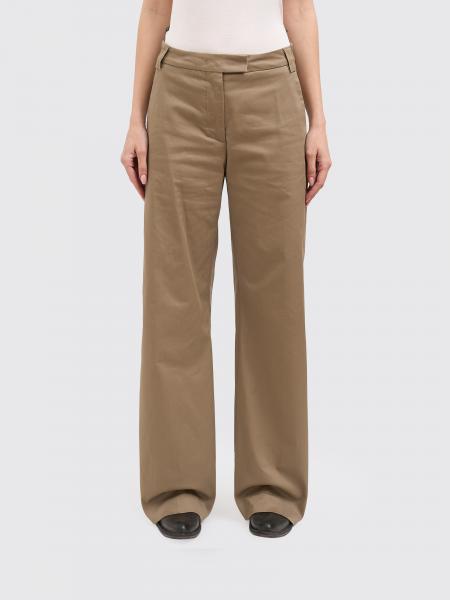 Wide Leg Stretch Cotton Trousers Thelatest