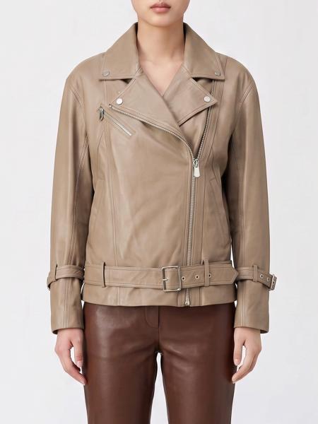 Leather Biker Jacket Pinko