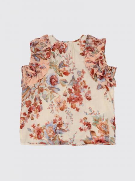Top de algodón floral Zimmermann