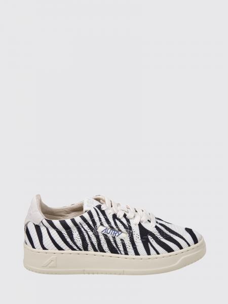 Medalist Easeknit Autry Crochet Knit Sneakers with Zebra Print