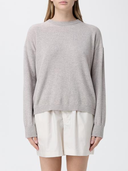 Virgin Wool and Cashmere Crew-Neck Pullover Max Mara
