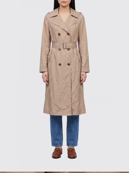 Double-breasted Cotton Trench Coat Moorer