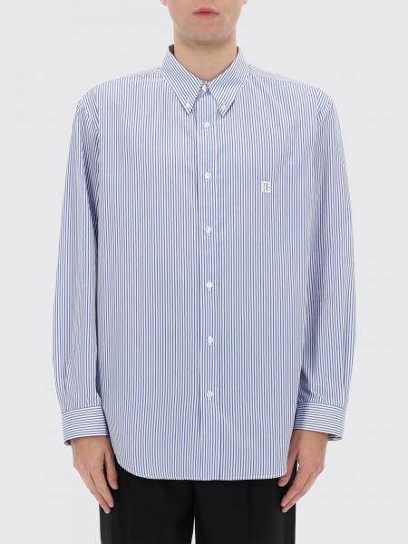 Balmain 条纹棉质衬衫