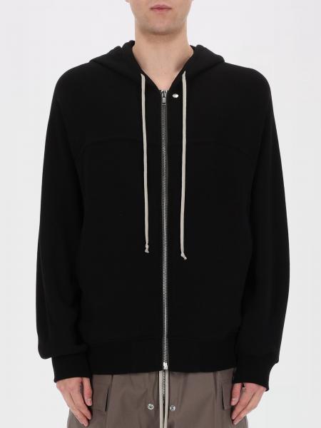 Rick Owens Cotton Zip-Up Hoodie