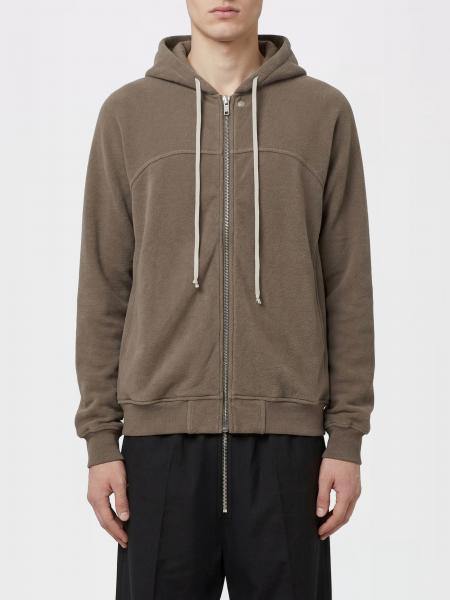 Rick Owens Cotton Zip-Up Hoodie