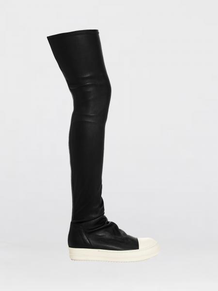 Stretch Leather Women's Boot Rick Owens