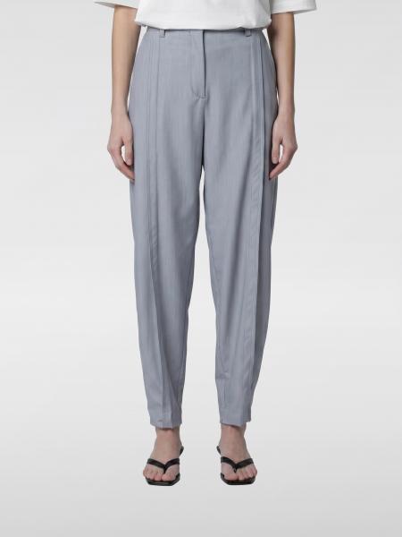 Viscose Blend Straight Trousers Thelatest
