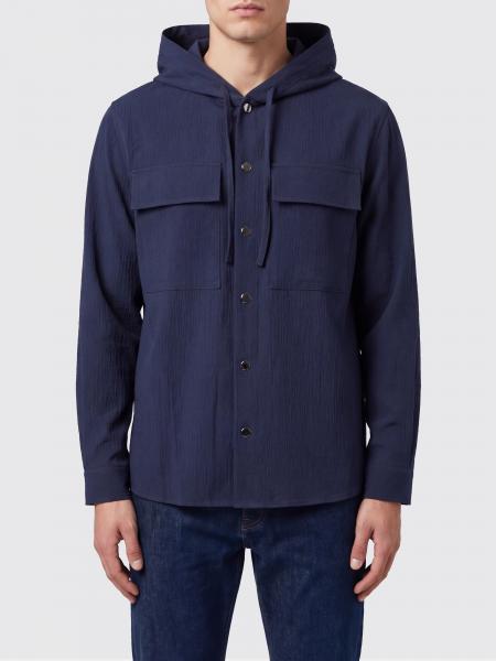 Paolo Pecora Hooded Jacket In Technical Fabric